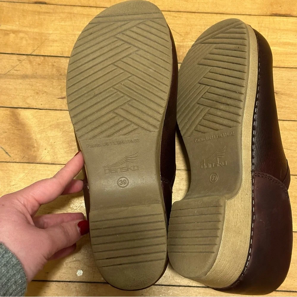 Dansko Brenna Cordovan Milled Leather Clog - Picture 4 of 12